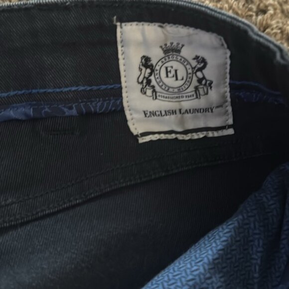 English Laundry 38 x 30 Dark Gray Casual Pant - Picture 2 of 12